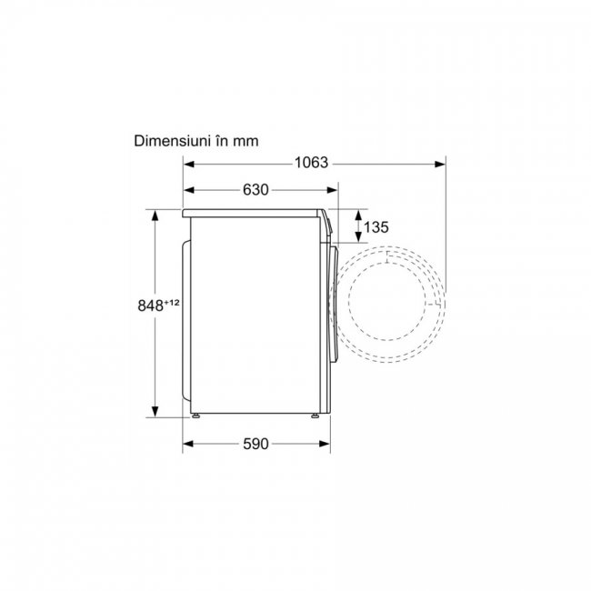 Пералня със сушилня Bosch WNA13400BY 
