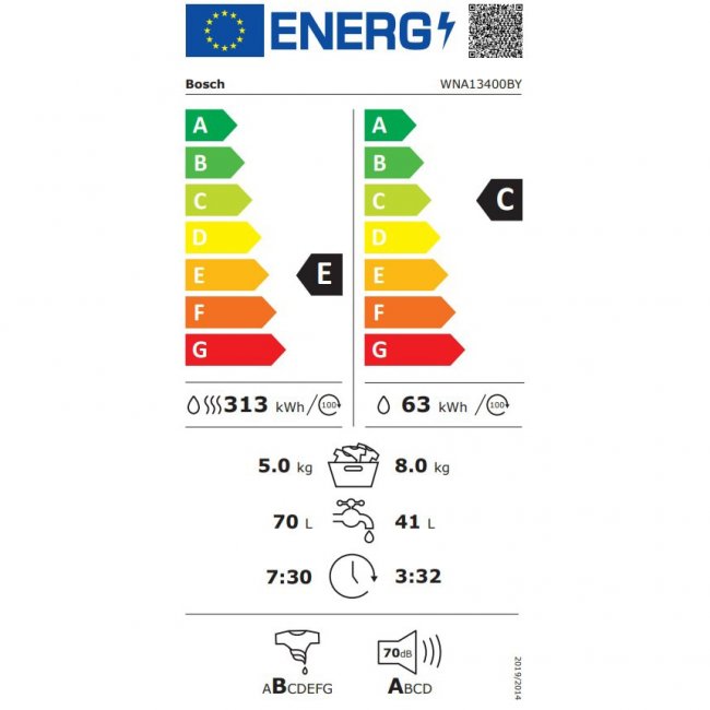 Пералня със сушилня Bosch WNA13400BY 