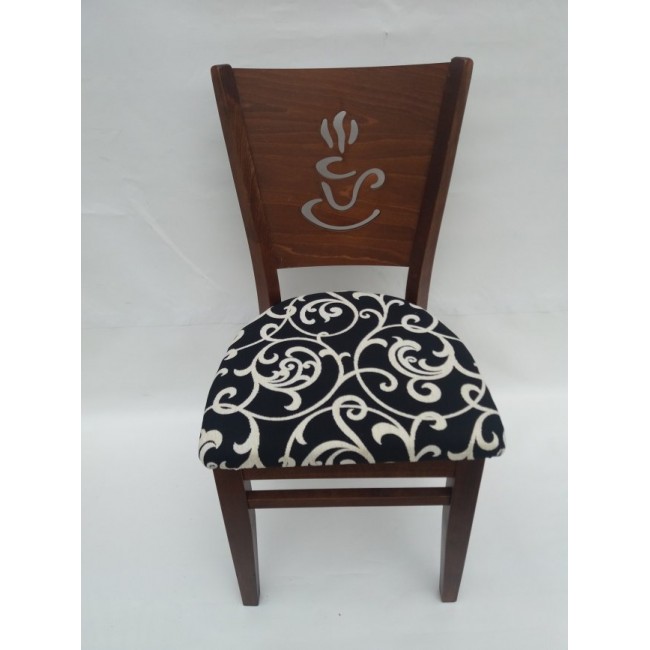 Трапезен стол Братя Коцеви Кафе черна дамаска