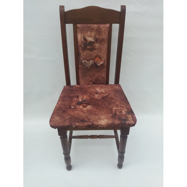 Трапезен стол Братя Коцеви Люси 2 кафяв