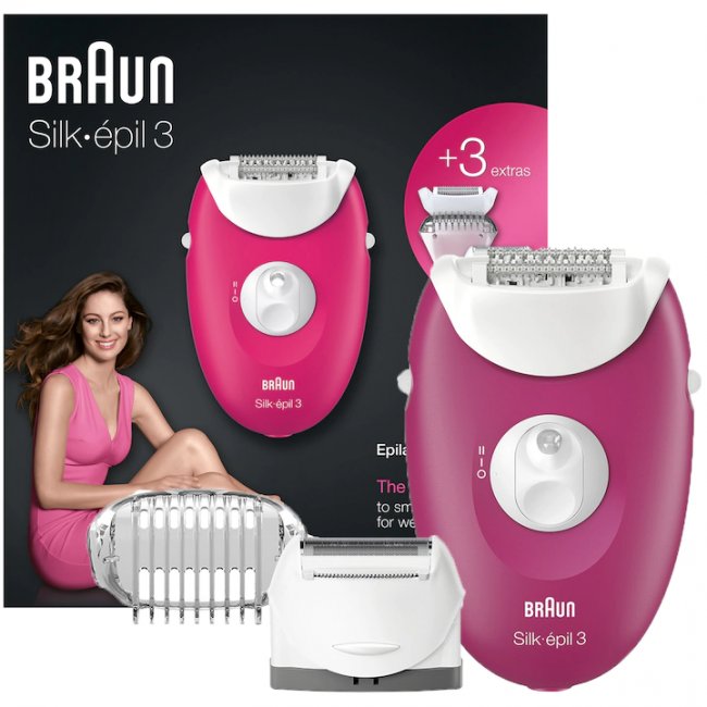 Епилатор Braun Silk-épil 3 3-410