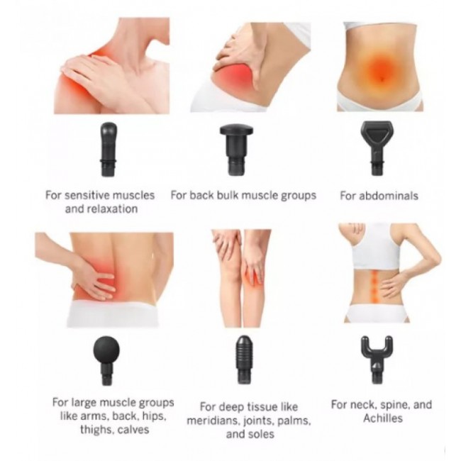 Масажор Bros Sport Massage Gun  - Вибрационен Масажен Пистолет - 2024