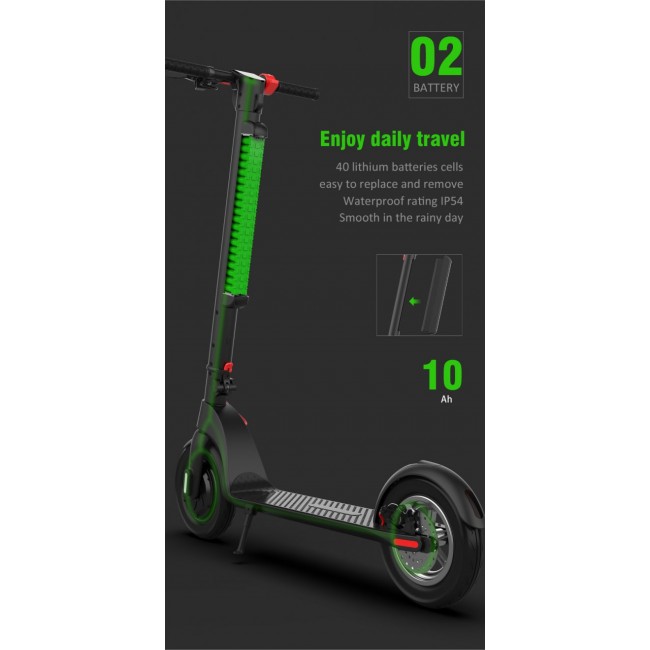 Електрически скутер Byox X8 Folding Electric Scooter 10'' - ЧЕРЕН -- BLACK