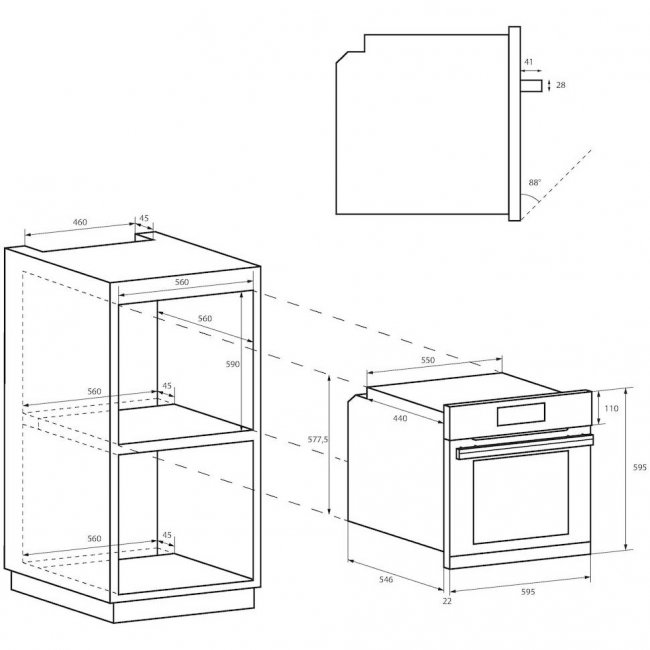 Фурна за вграждане Candy Idea FIDC N100