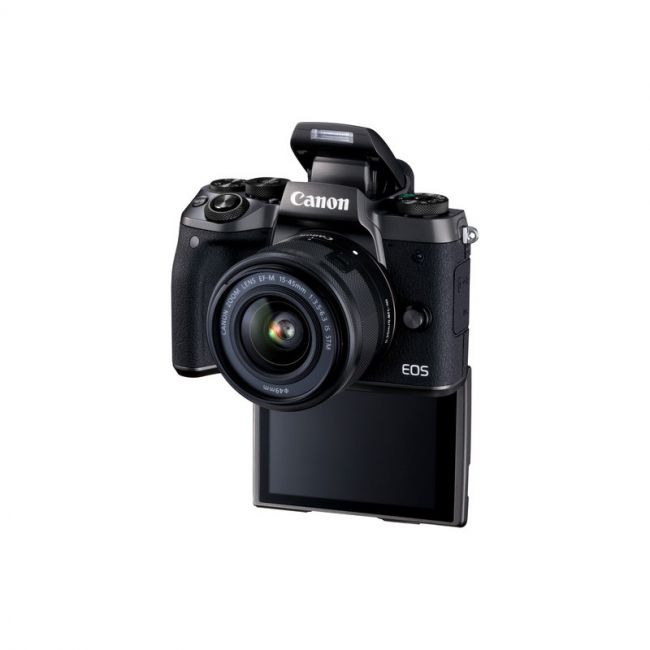Фотоапарат Canon EOS M5 + обектив Canon EF-M 15-45mm IS STM