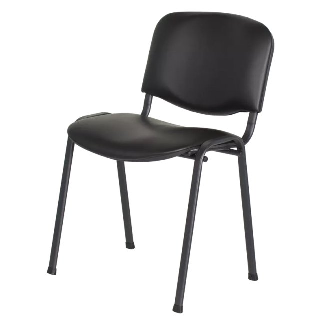 Посетителски стол Carmen 1131 LUX ЧЕРЕН