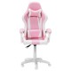 Геймърски стол Carmen 6311 РОЗОВ-БЯЛ