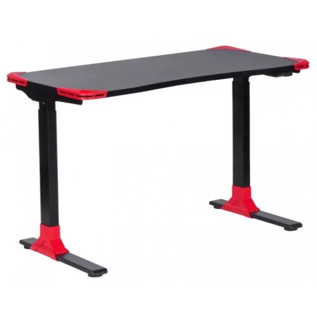 Офис бюро Carmen CR-121 G Ергономично геймърско бюро - ЧЕРЕН/ЧЕРВЕН