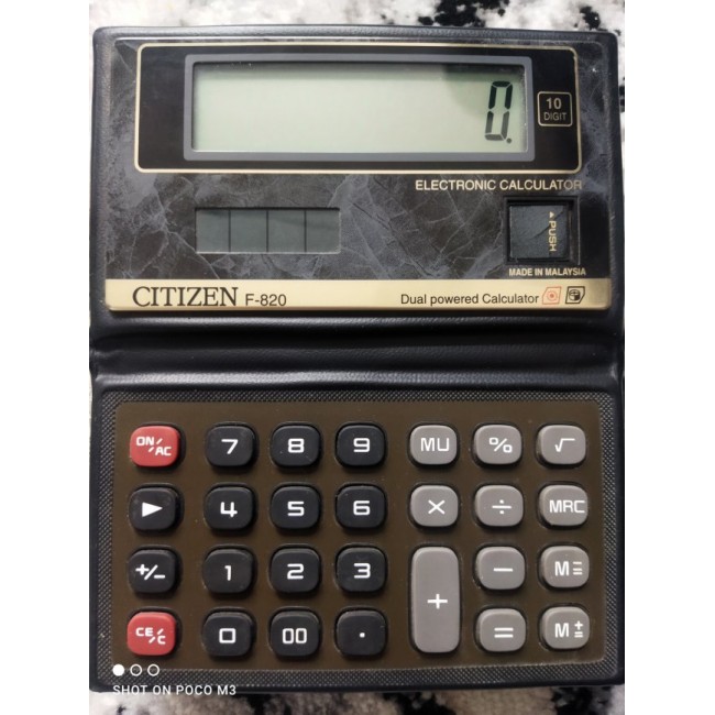 Калкулатор CITIZEN F-820