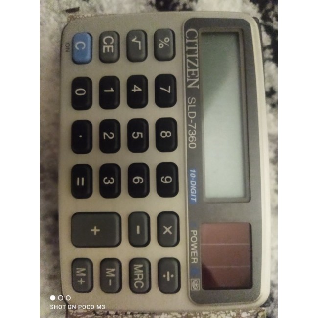 Калкулатор CITIZEN SLD-7360