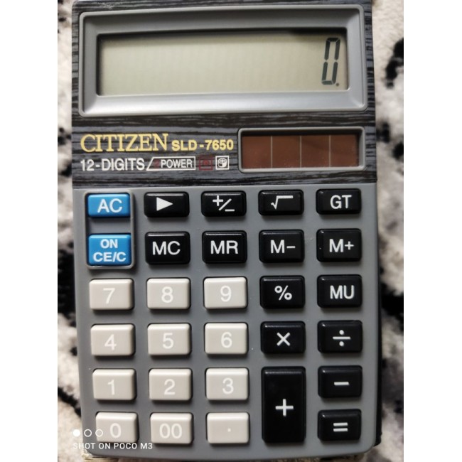 Калкулатор CITIZEN SLD-7650