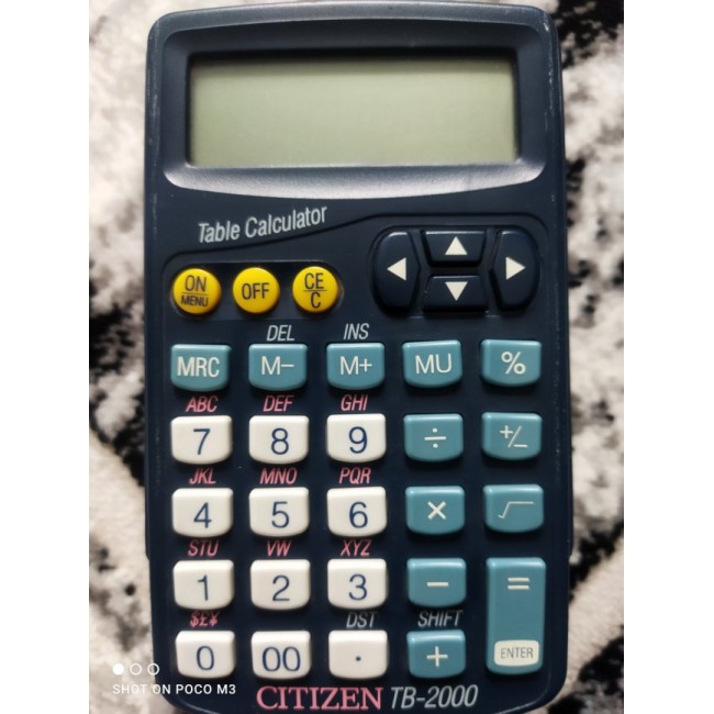 Калкулатор CITIZEN TB-2000