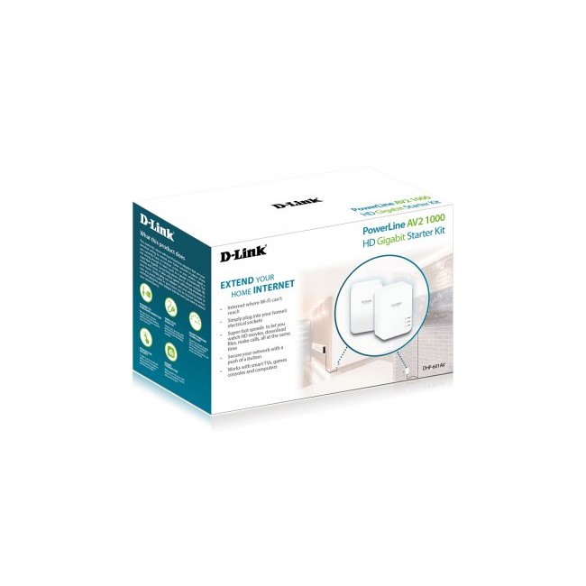 PowerLine адаптер D-Link DHP-601AV/E