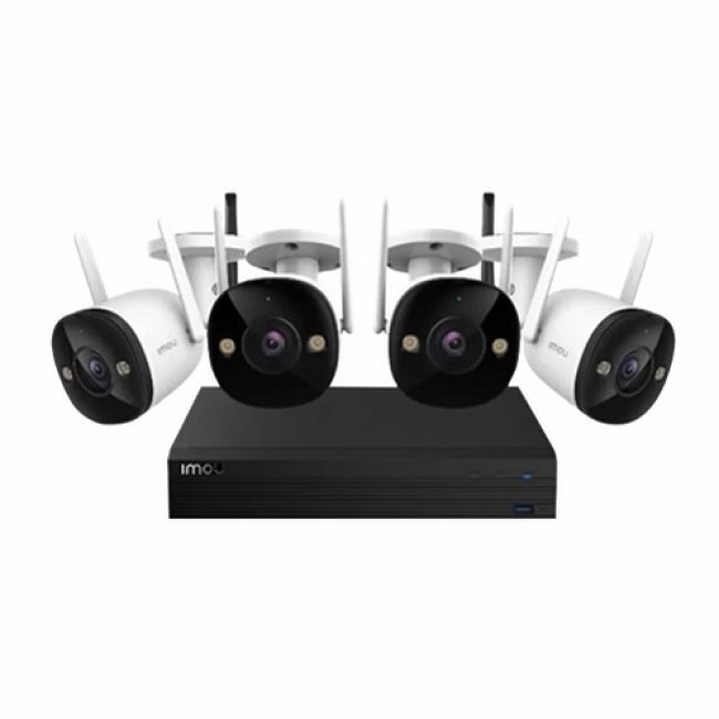 Видеонаблюдение Dahua IMOU Smart Outdoor PoE Security Kit NVR1104HS + IPC-F22P