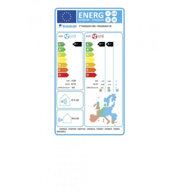 Климатик Daikin FTXA25BS/RXA25A Stylish