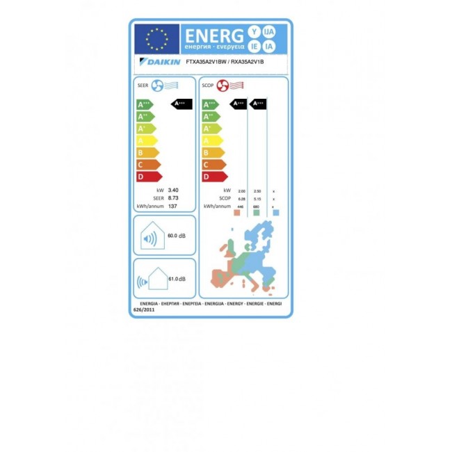 Климатик Daikin FTXA35BB/RXA35A Stylish