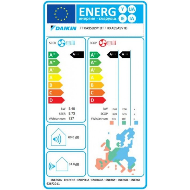 Климатик Daikin FTXA35BT/RXA35A Stylish