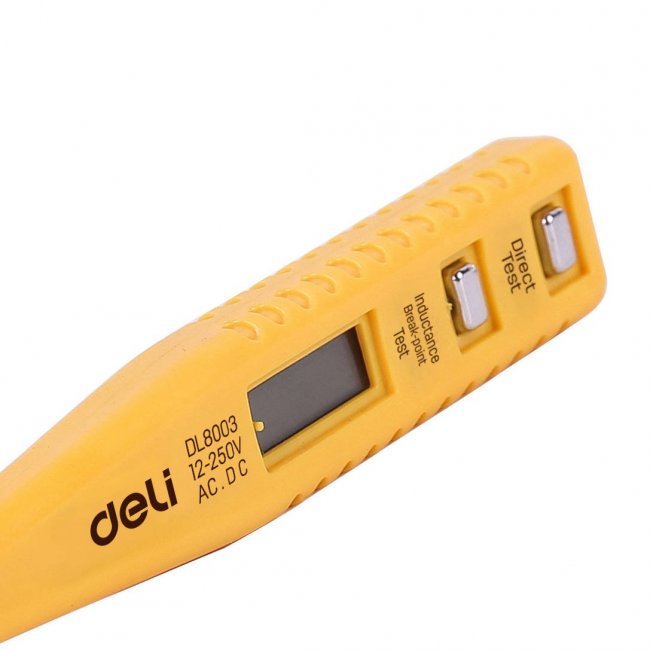 Фазомер Deli Tools EDL8003 Voltage Tester 12-250V 