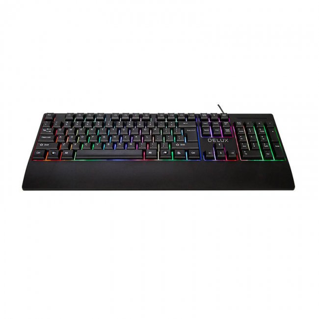 Клавиатура Delux K9852 RGB Геймърска клавиатура