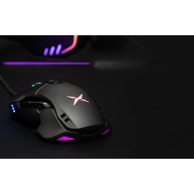 Мишка Delux M629BU RGB 16000DPI