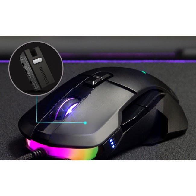 Мишка Delux M629BU RGB 16000DPI