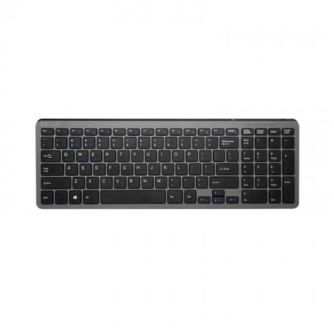 Клавиатура Delux Wireless Keyboard K2203D BT+2.4G Безжична клавиатура
