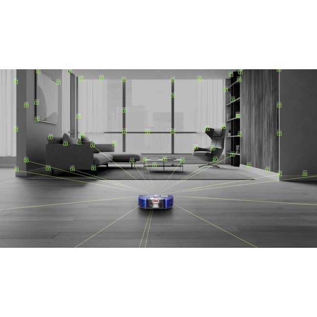 Прахосмукачка робот Dyson 360 Vis Nav Vinci (492629-01) - СИН -- BLUE