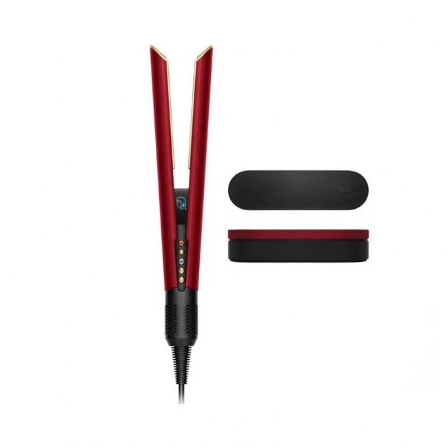 Преса за коса Dyson Airstrait HT01 Red Velvet/Gold Limited edition (596931-01) 