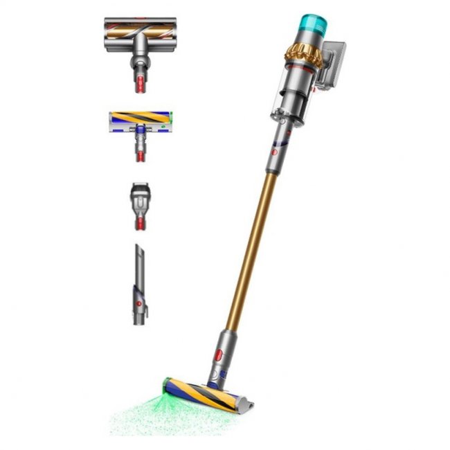 Вертикална прахосмукачка Dyson V15 Detect Absolute 2023 (446986-01) (SV47) - СИВ -- GREY