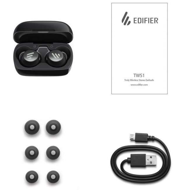 Слушалки EDIFIER TWS1 Wireless Headphones TWS слушалки