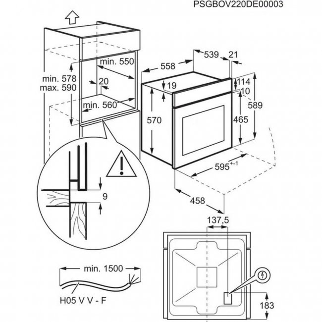 Фурна за вграждане Electrolux EOF3H40BX