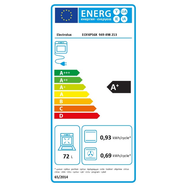 Фурна за вграждане Electrolux EOF4P56X