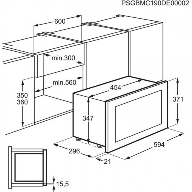 Микровълнова фурна за вграждане Electrolux KMFE172TEX