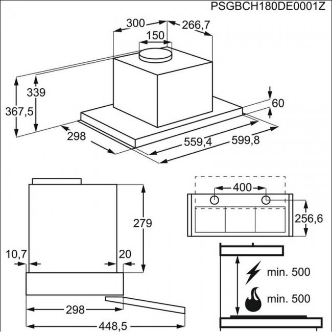 Абсорбатор Electrolux LFP536X