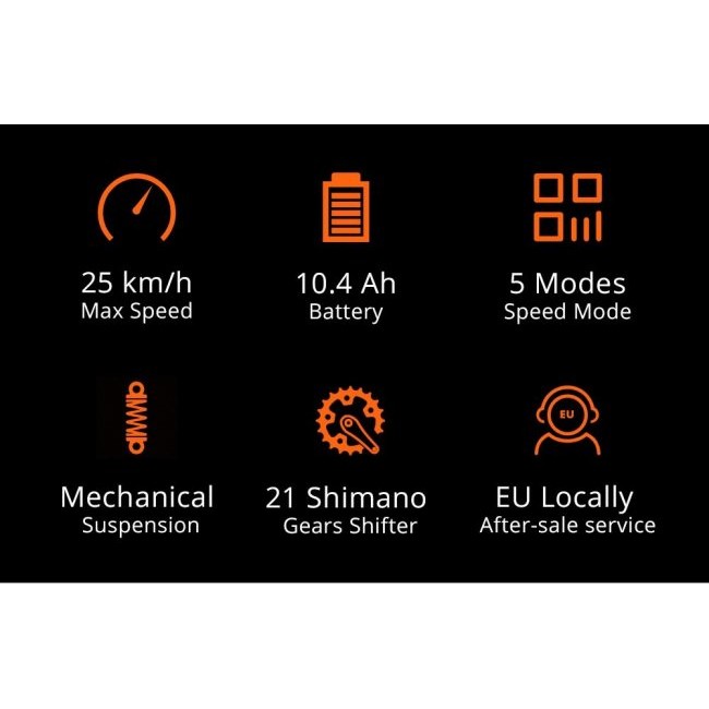 Електрически велосипед ELEGLIDE F1 Folding Electric Bike 26''