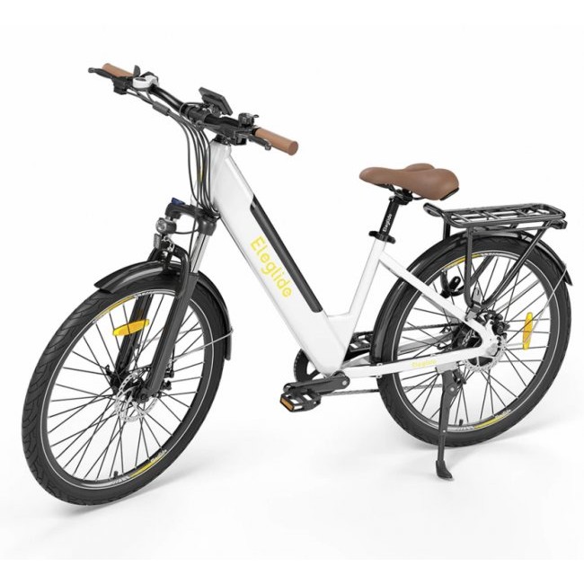 Електрически велосипед ELEGLIDE T1 Trekking Bike STEP-THRU 27.5'' - БЯЛ -- WHITE
