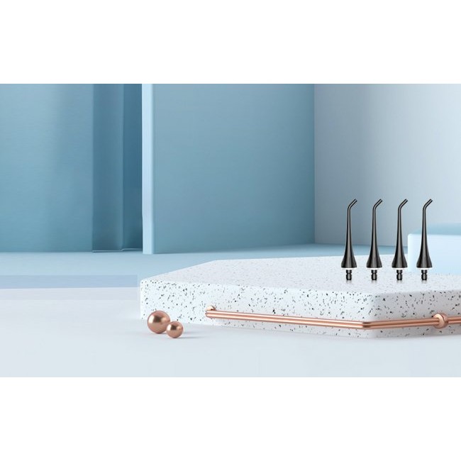 Резервни накрайници FairyWill 5020E/ 5020A water flosser tips - ЧЕРЕН -- BLACK