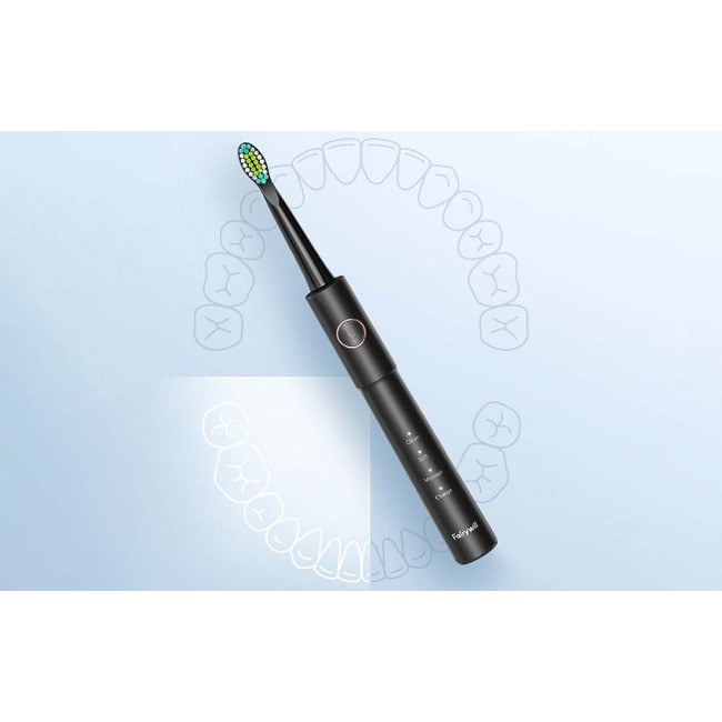 Електрическа четки за зъби FairyWill FW-E11 Безжична звукова четка за зъби с комплект накрайници и калъф