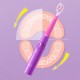Детска електрическа четка за зъби FairyWill Sonic Toothbrush FW-2001 - ЛИЛАВ -- PURPLE
