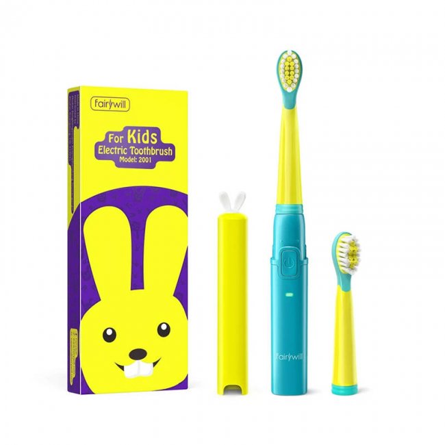 Детска електрическа четка за зъби FairyWill Sonic Toothbrush FW-2001 - СИН -- BLUE