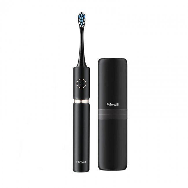 Електрическа четки за зъби FairyWill Sonic Toothbrush FW-P11 - Звукова технология, комплект с калъф и накрайници