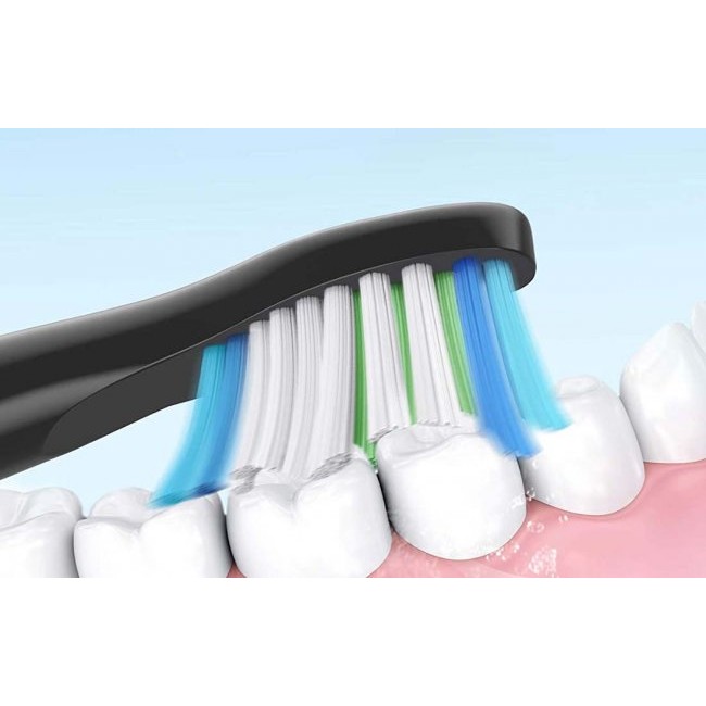 Електрическа четка за зъби FairyWill Sonic Toothbrush with head set FW-E6 - ЧЕРЕН -- BLACK