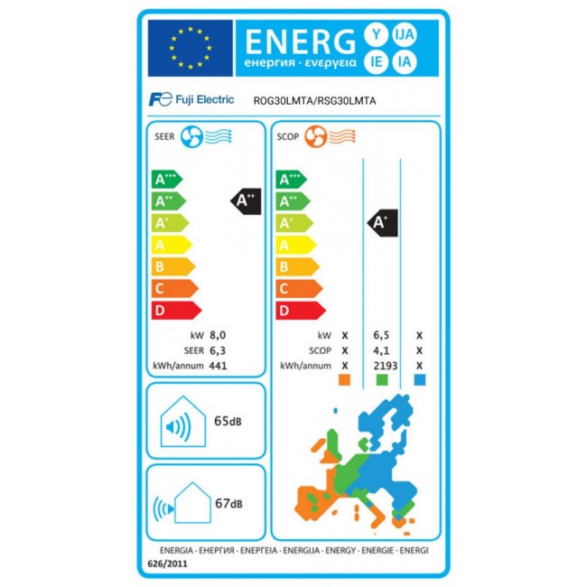 Климатик Fuji Electric RSG30LMTA/ROG-30LMTA