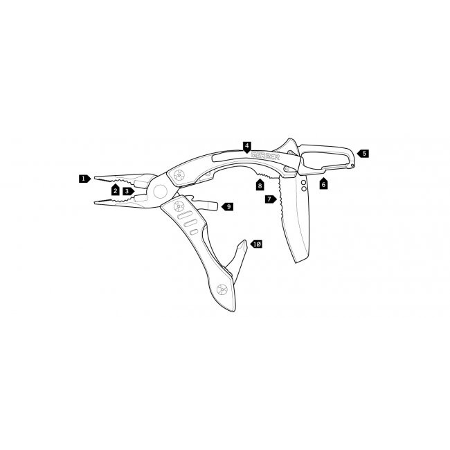 Мултифункционални инструменти Gerber МУЛТИТУЛ GERBER CRUCIAL GREEN CLAM