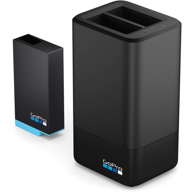 Аксесоар за екшън камера GoPro DUAL CHARGER+BATTERY ЗА MAXACDBD-001 ЗАРЯДНО+1600mAh БАТЕРИЯ