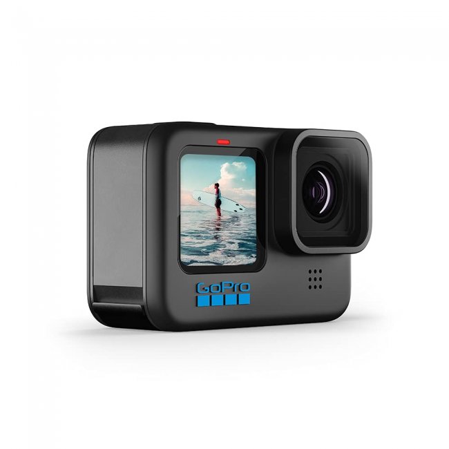 Камера за Екстремни Спортове GoPro HERO 10, Swivel Clip, Battery, Shorty Tripod (CHDRB-101-CN)