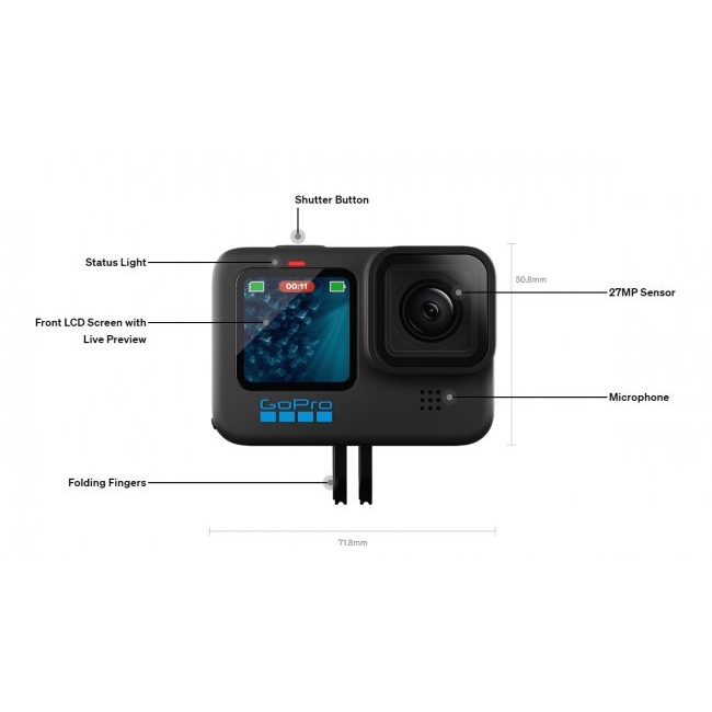 Камера за Екстремни Спортове GoPro Hero 11