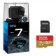 Камера за Екстремни Спортове GoPro HERO 7 BLACK Special Bundle - Камера, статив, батерия и MMC 32GB