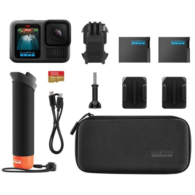 Камера за Екстремни Спортове GoPro HERO13 Black Accessory Bundle CHDRB-131-RW