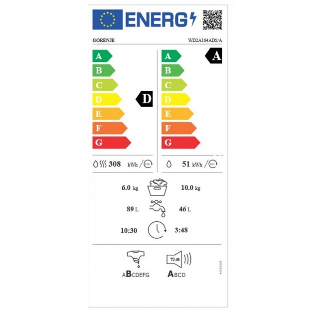 Пералня със сушилня Gorenje WD2A164ADS/A